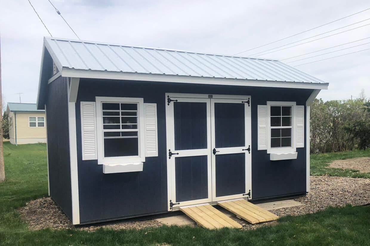 custom quaker shed for sale in Le Mars Iowa