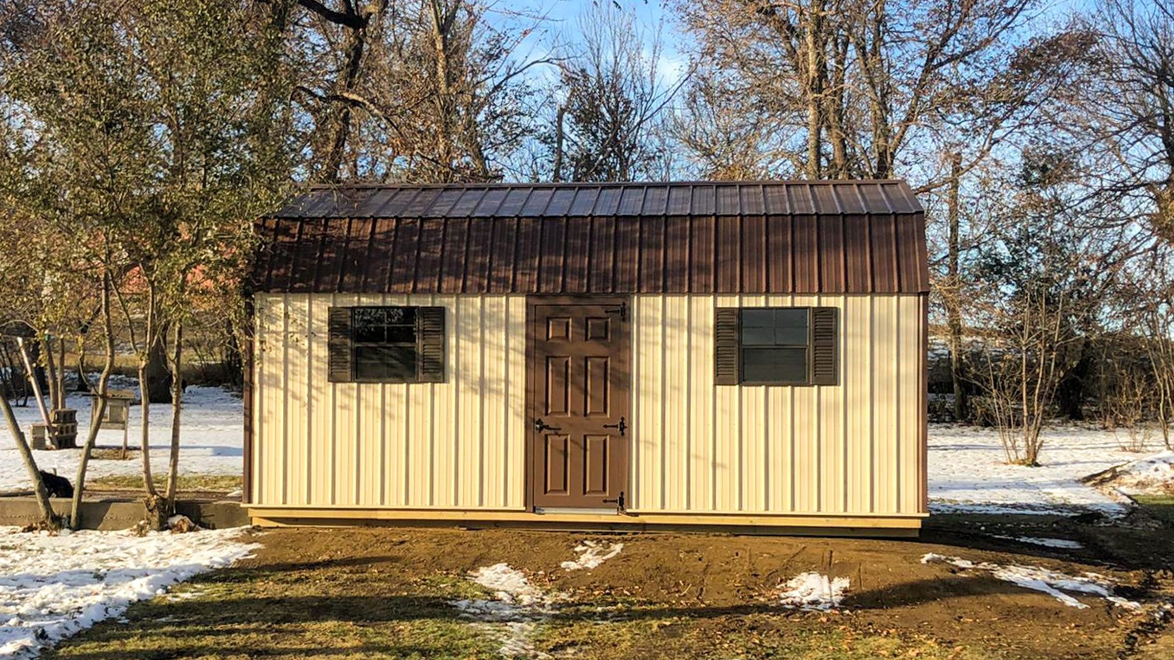 metal sheds with multiple colors in ND