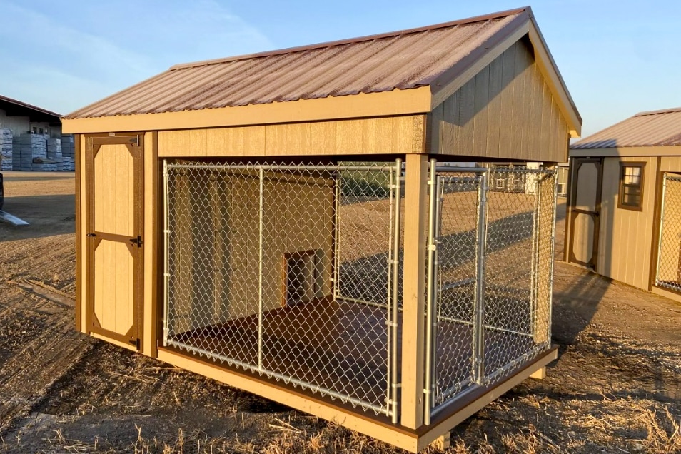 8x12 single outdoor dog kennel for sale near fargo north dakota