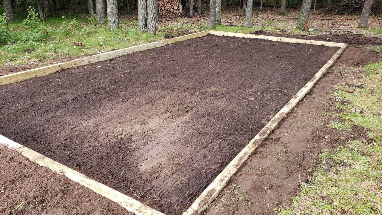 excavating for portable cabin base minnesota