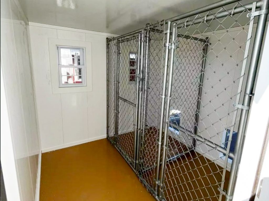 double wooden dog kennel for sale in iowa