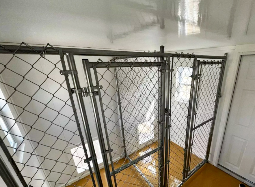 wooden dog kennel interior in double dog kennel for sale in minnesota