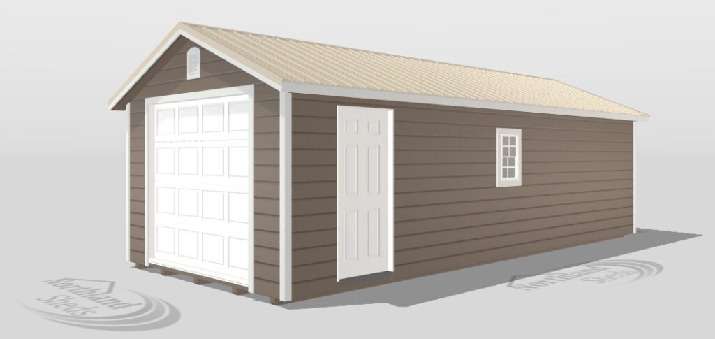 12x28 Garage Ranch Brown