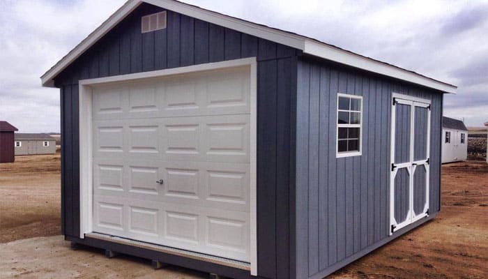 Wooden storage garage in nd