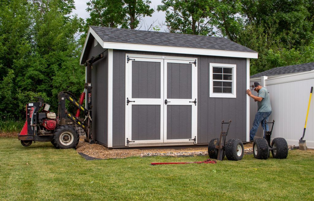 garden sheds delivereied and ready to use