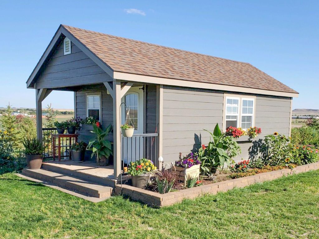 cabin shed with porch for sale near pierre south dakota