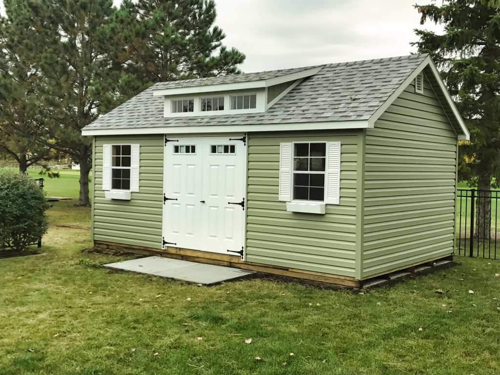 Classic storage sheds for sale in Le Mars Iowa From Builder