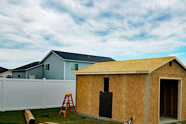 Buy onsite built sheds