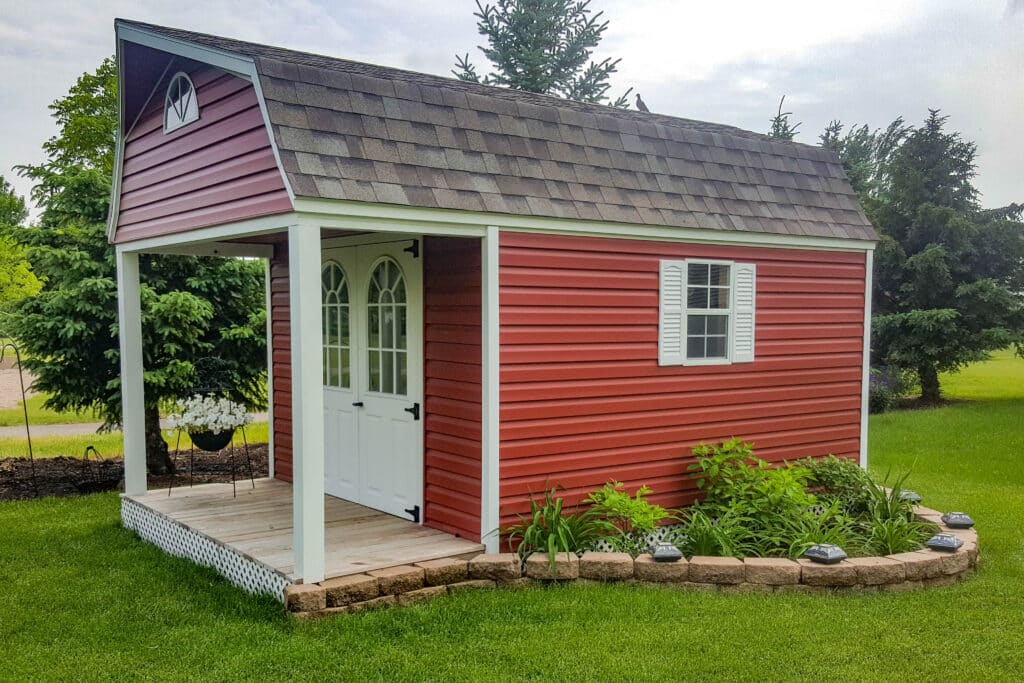 lofted barn sheds with porches