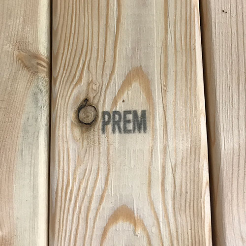 Premium lumber for quality shed