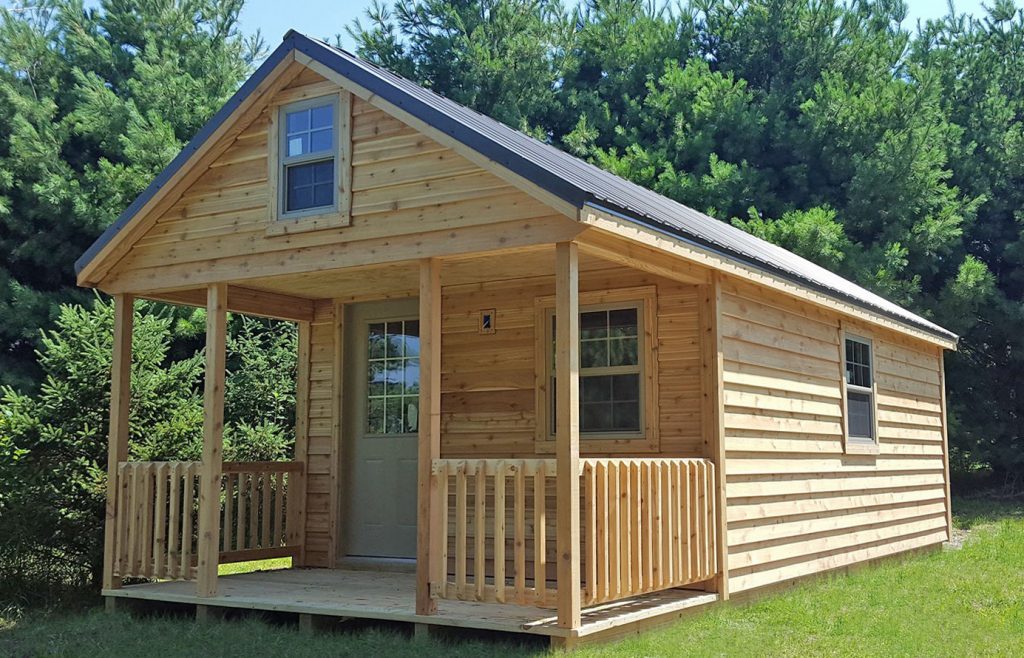 Cabin shed idea glamping