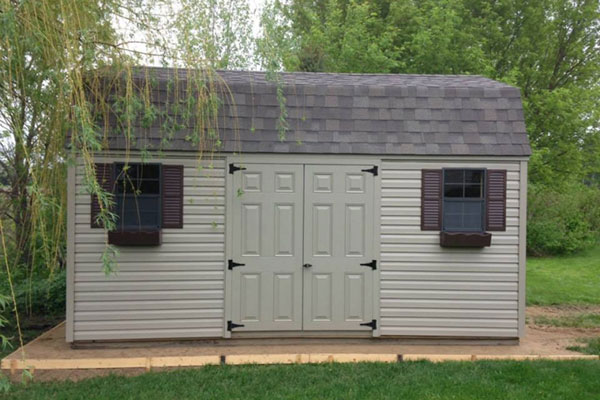 High barn sheds for garden tool shed