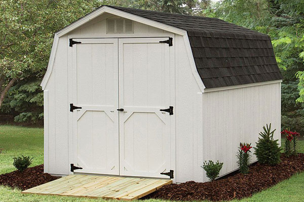 Low barns garden tool storage shed