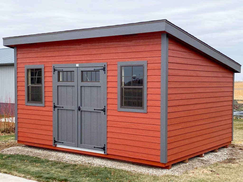 modern wooden storage shed for sale in ia 1