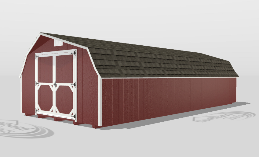 12x28 low barn