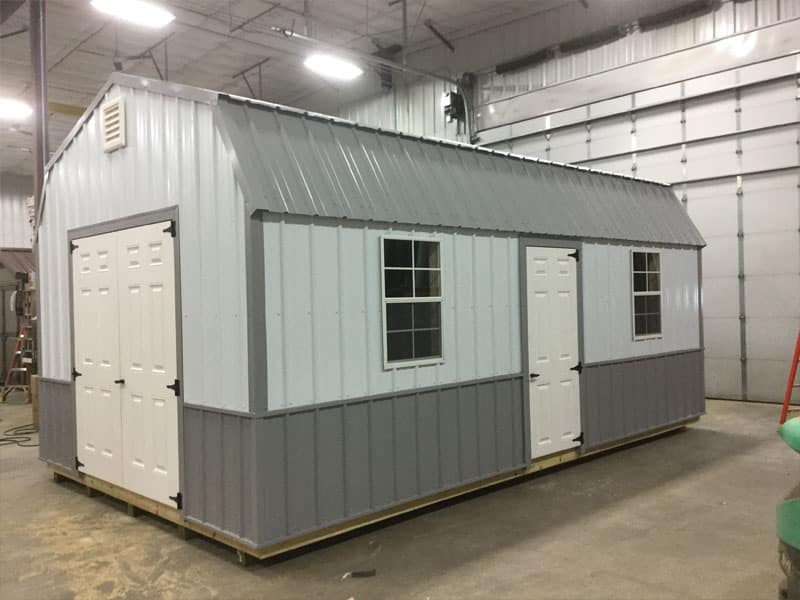 Custom high barn metal shed in fargo