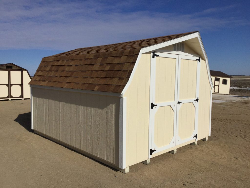 Low barn wood shed for rent to own