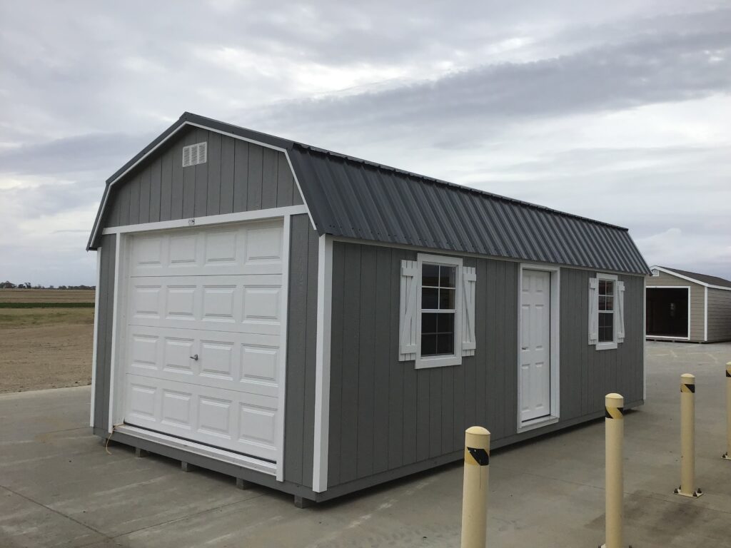 12x24 High Barn Wood Panel Garage For Sale| #48382 | Northland Sheds