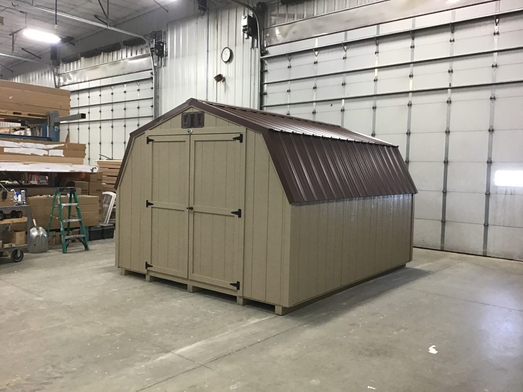 10x12 economy low barn style wood shed for sale #29517